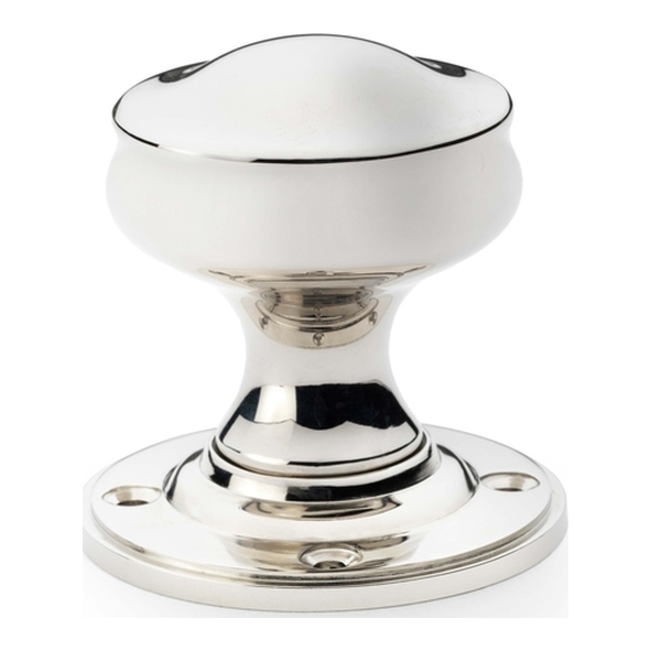 AW301-50-PN • Polished Nickel • Alexander & Wilks Harris Mortice Knobs